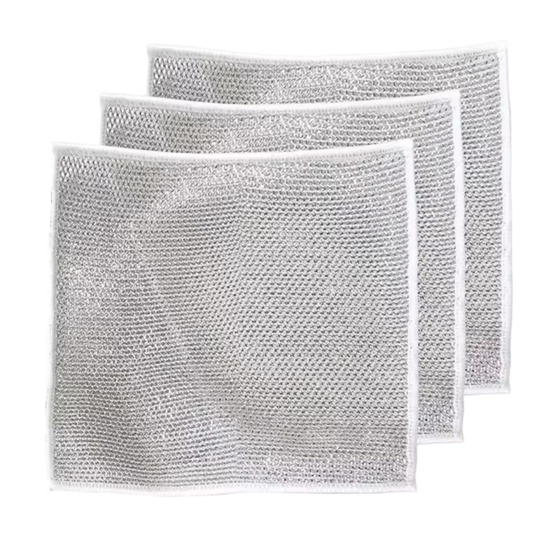 اسکاچ و دستمال توری بسته 3 عددی