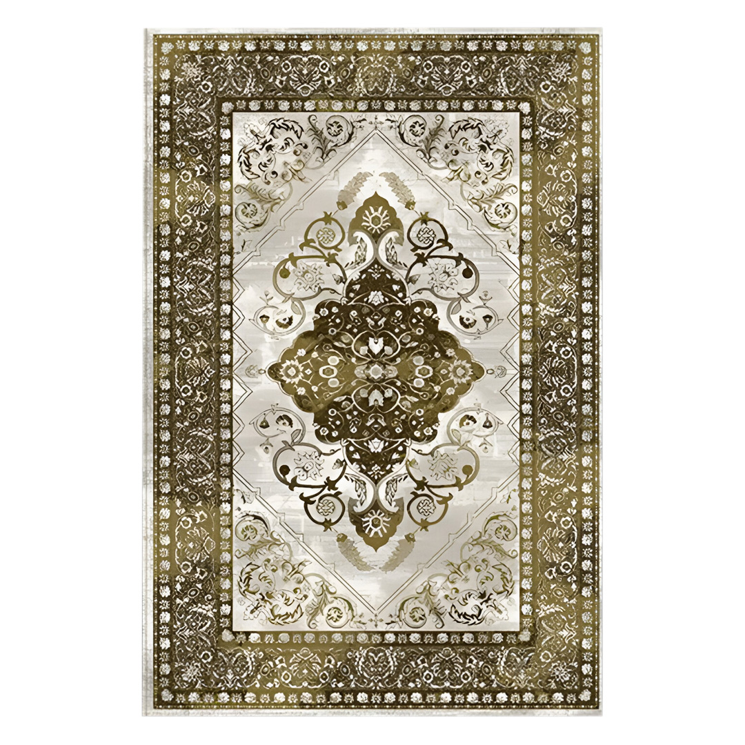 فرش مخمل نادی طرح سنتی کد O108