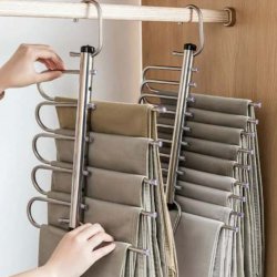 رخت آویز 5 طبقه رگالی مدل تمام استیل