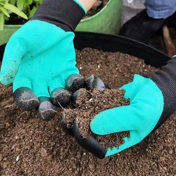 دستکش باغبانی با پنجه سرانگشتی بسته دو عددی