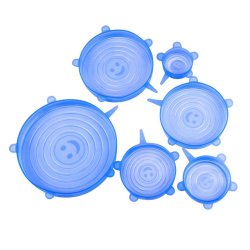درپوش سیلیکونی محافظ غذا السا بسته 6 عددی